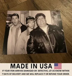 Comedy Legends Chris Farley, David Spade, Adam Sandler Poster