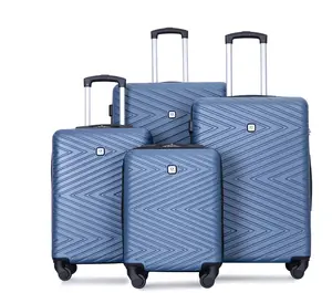 4 Piece Hardshell Luggage Set Hardside Lightweight Suitcase with TSA Lock Spinner Wheels.(Blue) 4 Piece Hardshell Luggage Set Hardside Lightweight Suitcase with TSA Lock Spinner Wheels.(Blue)