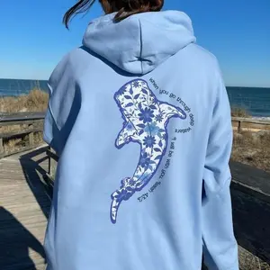 Vintage Whale Shark Floral Hoodie, Beachy Hoodie, Jesus Hoodie, Christian Crewneck Beachy Ocean Summer Top, Whaleshark Hoodie, Coconut Girl