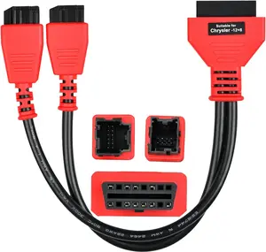 OBD2 12+8 Adapter for Chrysler, 12 8 OBD II Security Gateway Bypass Cable, OBD2 12&8 Connector for FCA SGW Car SGM, Work for All OBD 2 Scanner, for Dodge, for Jeep, for Ram, for Fiat Year 2018+