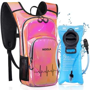 【Limit Time Deal】NOOLA Rave Hydration Backpack, Water Backpack with 2L Water Bladder, Festival Essential Accessories for Women Men