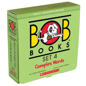 Bob Books - Complex Words Box Set Phonics, Ages 4 and Up, Kindergarten, First Grade (Stage 3: Developing Reader) -- Bobby Lynn Maslen - Boxed Set