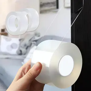 2 Roll Transparent Window Weather Sealing Tape,16Ft Shaped  Seal Strip, Free Window Insulating Tape,for House and Glass Shower Doors for Gaps of (2 in x 16 Ft)