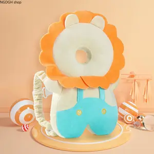 Lion Shaped Baby Head Protector Pillow, Soft Plush Cushion for Crawling & Walking, Anti-Fall Safety Pad, Perfect for Infants, Toddlers & Preventing Head Injuries During Playtime