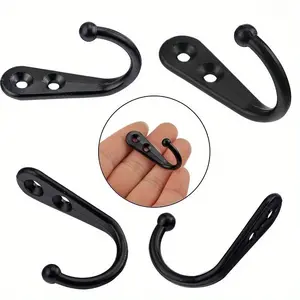 30pcs/10set Heavy-duty Vintage Wall Hooks, Suitable for Coats and Bathroom, Key Cup Flower Pot Hooks, Bedroom Accessories - Easy To Install Using Screws and Suction Cups, Wall Decoration for A Beautiful Room Decor