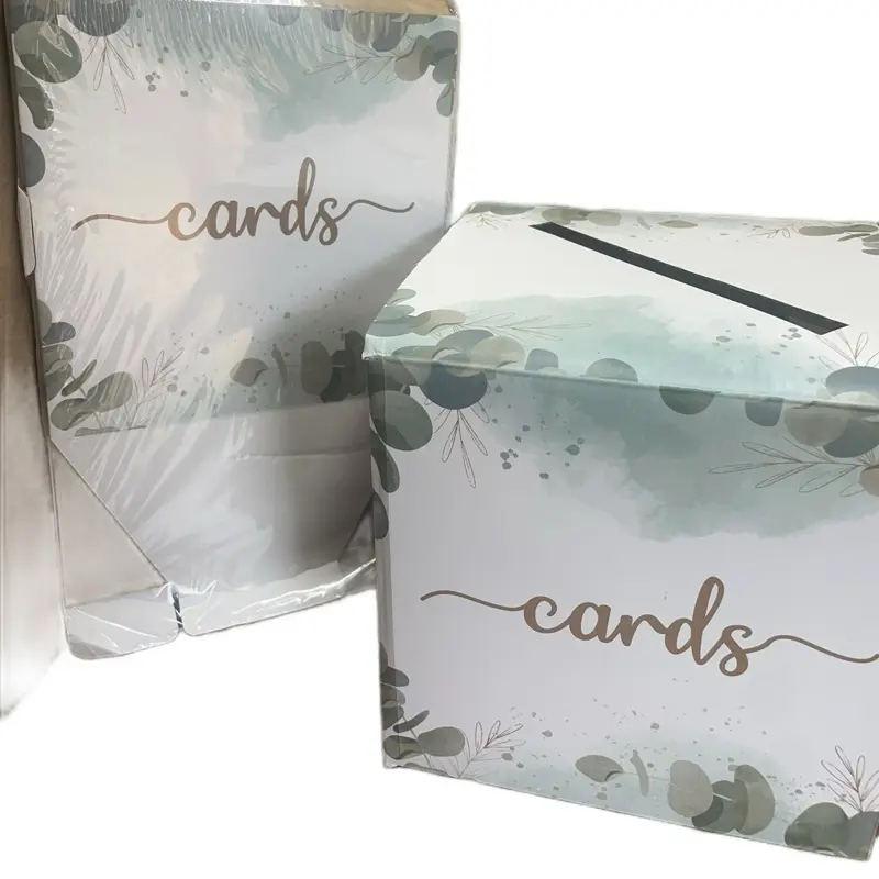 Home Sweet Home Housewarming Greeting Cards Box for Gift Cards with Decorative Design and "cards" Text