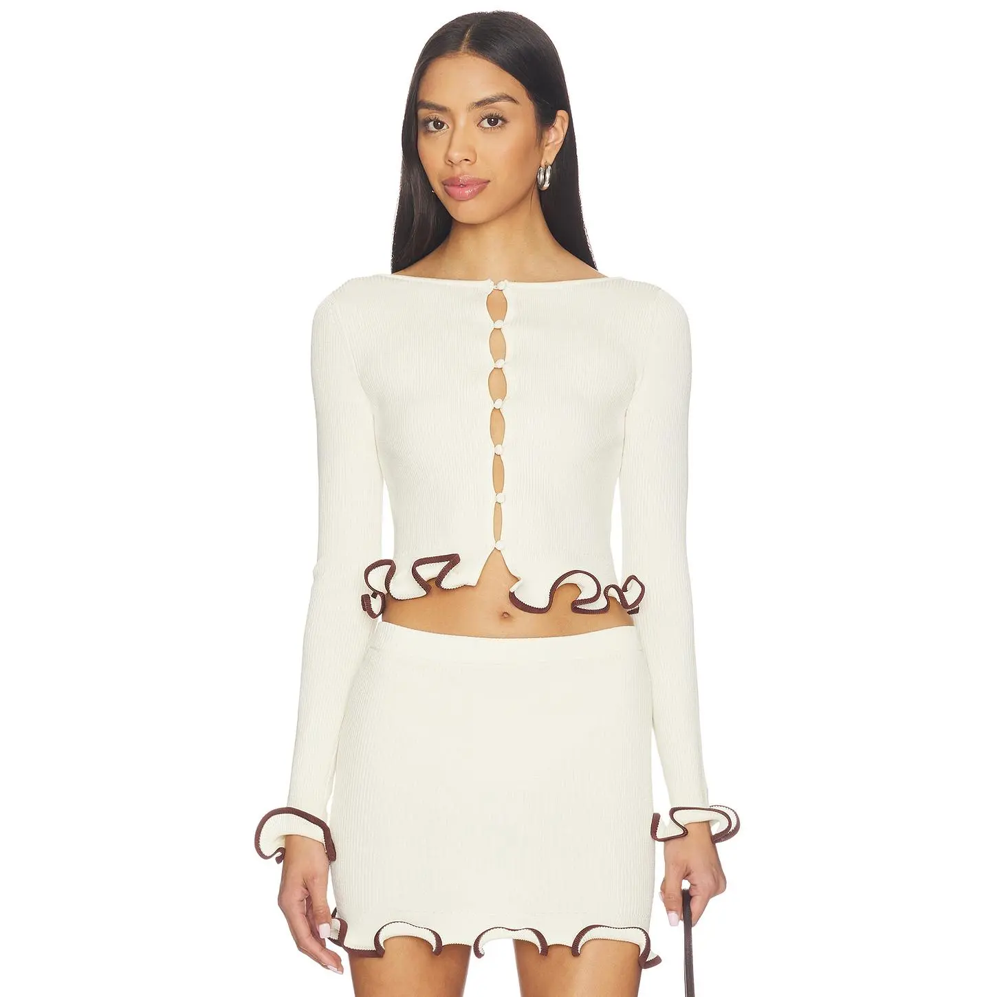 Lovers and Friends Bella Cardigan in Ivory Multi