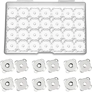 40 Sets Plum  Snaps Buttons, 14mm  Clasps Button for Purses and Totes, Fabric DIY Craft, Sewing Supplies, Clothes, Scrapbooking, Leather ()