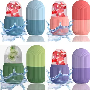 Facial Ice Mask Silicone Massage Stick, Cooling Skincare Tool for Face, Eyes and Neck, Ideal for Relaxation and Beauty Treatment