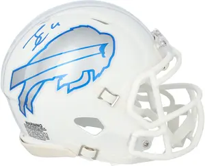James Cook III Buffalo Bills Autographed Riddell Rivalry Speed Mini Helmet - Fanatics Authentic Certified