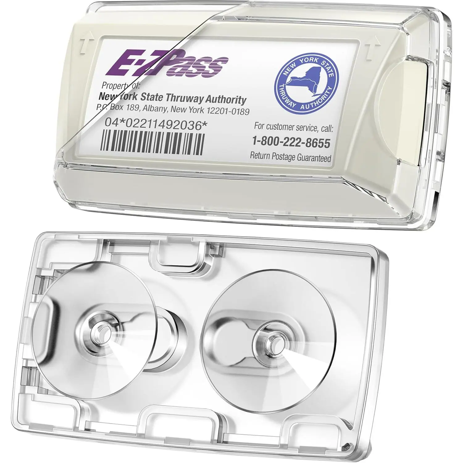 EZ Pass Holder for Windshield: Toll Pass Tag Transponder Holder for , Upgraded Alternative to EZPass Mounting Strip,  Ipass & EZ Pass Suction Cup Mount  Travel Road Trip Essentials Gifts