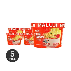 MALIUJI Tomato Soup Powder 65g x 5 Pack | Instant Delicious Meal | Rich Flavor for Quick Snacks