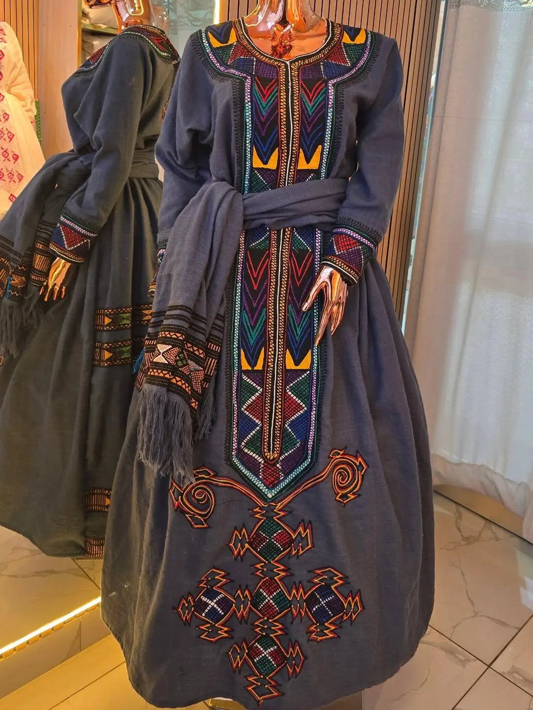 black ethiopian traditional dress Elegant Dark Habesha Dress: Cultural Ethiopian Traditional Habesha Kem Habesha gebya