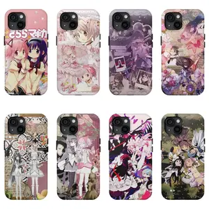 Kaname Madoka Magica Akemi Homura Kawaii Phone Cases For iPhone 17 16 15 14 13 12 11 Promax Pro Air Plus Shockproof Cover Casing Protection Best Gifts For Valentine Christmas Birthday Halloween
