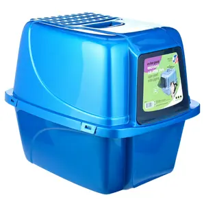 Van Ness Covered Cat Litter Box, Extra Giant Enclosed Cat Litter Pan with High Sides and Odor Control Design, Spacious Covered Kitty Toilet for Large Cats and Multi Cat Households, Easy Clean Pet Litter Box