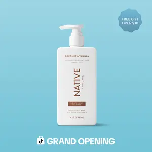 NATIVE Shampoo – Sulfate-Free, Silicone-Free – Daily Hair Cleanse