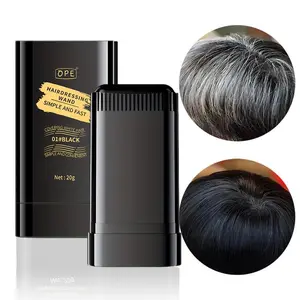 Hair stick combs and dyes black and white hair covering artifact, non-fading disposable hair dyeing hair stick, plant color tonic cream, Hair Color Tools, Cover Gray Hair, Grey Hair Coverage
