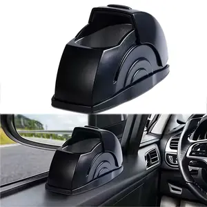 1PC Car Ashtray with Lid-late model Car door Automotive Ashtray,Portable Ash Tray for Car,Windproof Automotive Ash Tray for Most Car Home Office Outdoor Use, Car Accessories (Black)