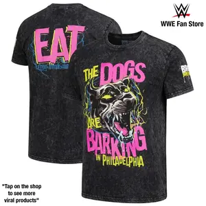 Bron Breakker “The Dogs Are Barking In Philadelphia” Graphic Tee Men Top Shirt Wash 230gsm Cotton – Explosive Power, NXT Champion Legacy, Spear Dominance, Ruthless Intensity & Rapid Rise to Main Event Spotlight in WWE