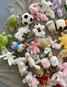 Jellycat Mini Plush Keychain – Soft Cuddly Toy Charm, Ideal for Daily Use, Gift Giving & Collecting Cute Accessories