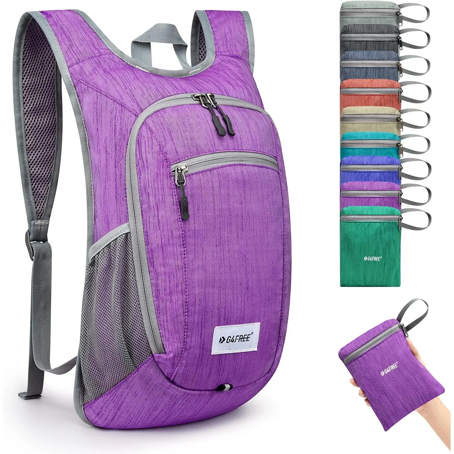 10L Hiking Backpack Lightweight Packable Hiking Daypack Small Travel Outdoor Foldable Shoulder Bag