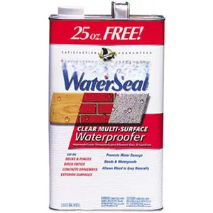 s Water Seal 24111 1.2-Gallon Clear Low VOC Water Sealer For Exterior Use