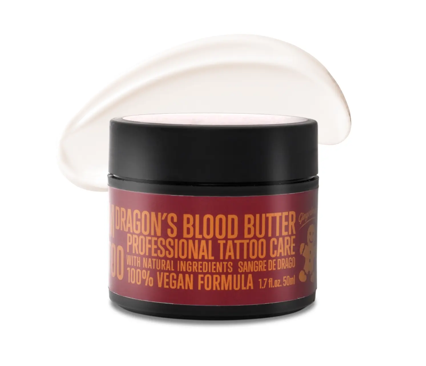 Balm Tattoo Dragon’s Blood Butter Gingerbread Tattoo Balm Vegan Tattoo Aftercare Butter for Artists, Fresh Tattoos, and Daily Tattoo Care