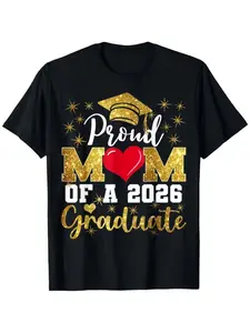 Proud Mom of a 2026 Graduate Tee | Graduation Season Essential