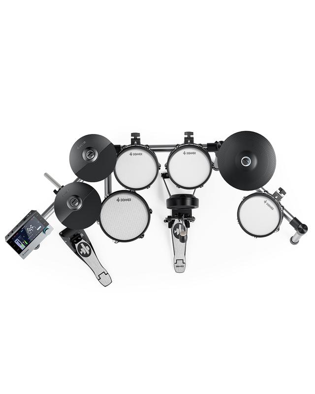 Donner Beat 5-Drum 3-Cymbal Electronic Drum Set with Touch Screen for Pros