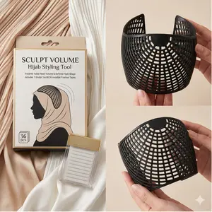 Forehead Shaping Tool, Invisible Headband Supporter, Lightweight Hollow Design, Prevents Scarf Movement, Ideal for Daily Use, Prayer, Sports