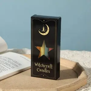 12pcs/24pcs Colorful Straight Wick Candles, 2-Hour Burn Time, No Scent, Indoor Decor, Party, Wedding, Gift, Outdoor Camping, Smoke-Free