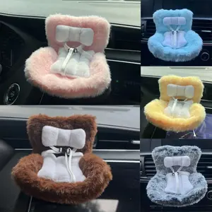 Car Doll Safety Seat For 17cm Labubu Cartoon Chair Model For Labubu Car Seat Outlet Decor For Labubu Doll Car Interior Styling