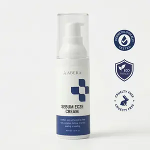Abera Sebum Ecze Cream - Reduces Itching, Redness, Psoriasis, Dry, Flaky Skin, Moisturizes, Restores Skin Skin Repair Hydrating Moisturizers