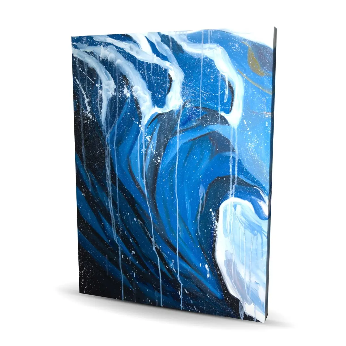 212 MAIN 36x48 in Abstract Graphic Wall Art - High-Def Minimalist Nature Canvas Artwork, Abstract Wave-in-Motion Modern Bedroom Home Decor Decoration, Posters & Prints for Home Supplies