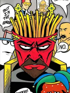 Carey Means Frylock #18 Autographed 11x17 Print on Heavyweight Cardstock Collectible Gem for ATHF Enthusiasts