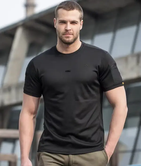 Men's Tactical T-Shirt, B2 Coolmax Air Tee, Quick-Dry, Breathable & Lightweight , Anti-Static, Lightweight, Multi color