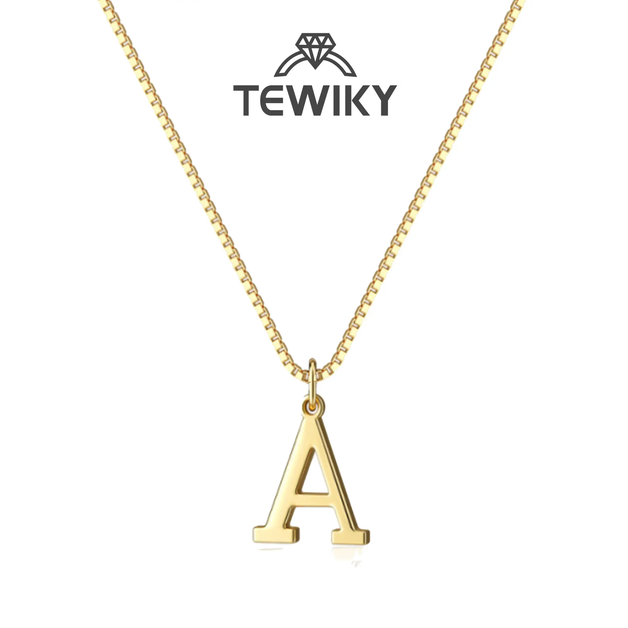 TEWIKY Initial Dainty Letter Necklace Tiny A-Z Pendant Choker Necklace Trendy Cute Personalized Monogram Name Necklace Jewelry For Teen Girls Gift For Black Friday Christmas Gift Modern Versatile Accessories For Valentineday