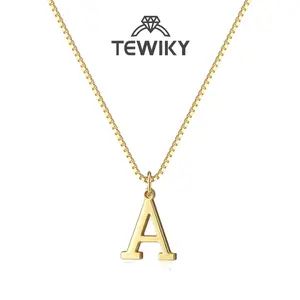 TEWIKY Initial Dainty Letter Necklace Tiny A-Z Pendant Choker Necklace Trendy Cute Personalized Monogram Name Necklace Jewelry For Teen Girls Gift For Black Friday Christmas Gift Modern Versatile Accessories For Valentineday