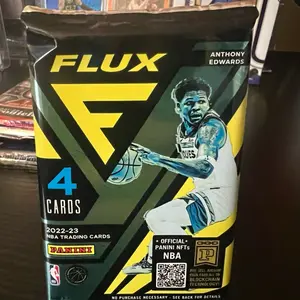 Panini 22-23 Flux Pack NBA Trading Cards Official Panini NFTs 4 Cards per Pack Anthony Edwards