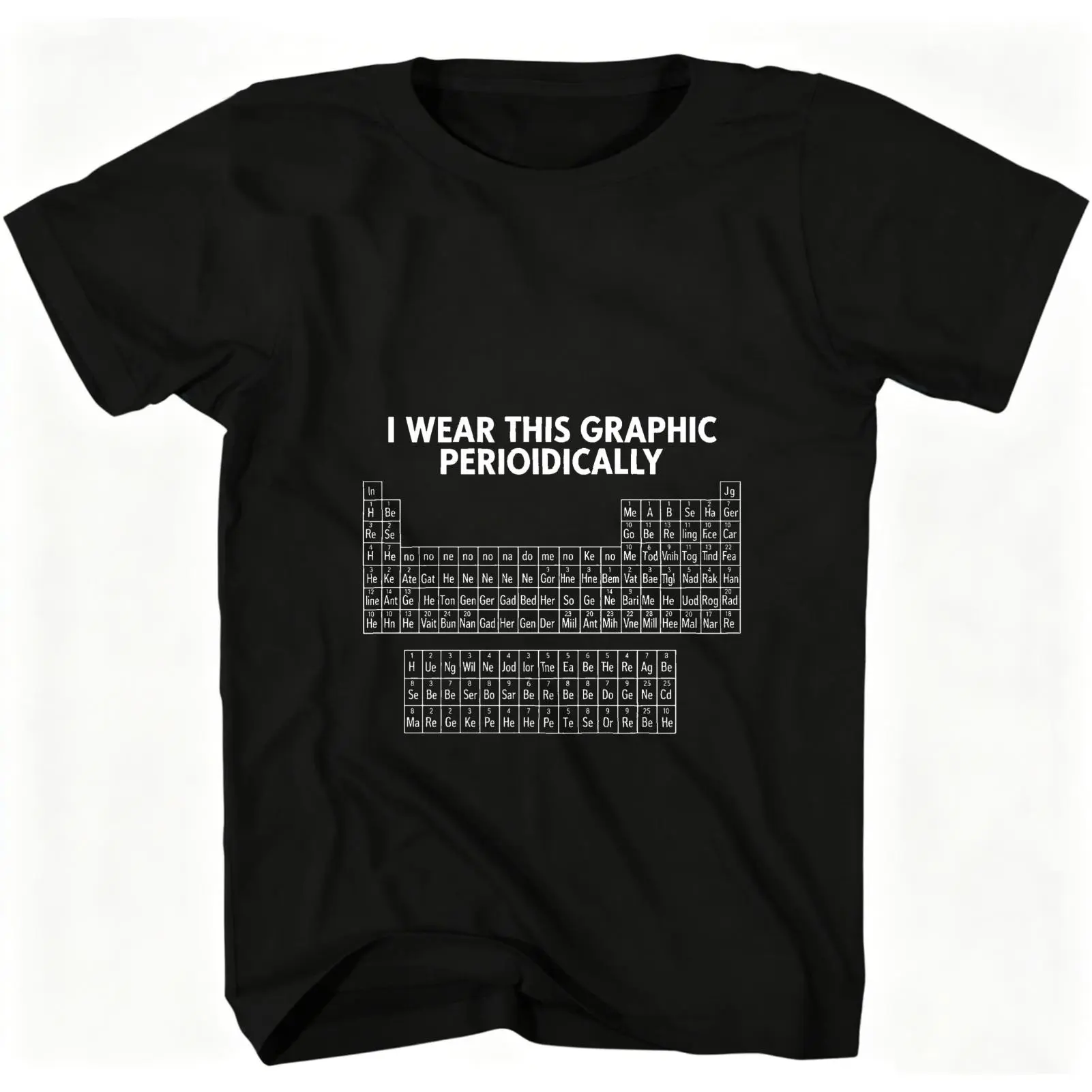 Carpesun Funny Periodic Table Chemistry Science Graphic Tee Cotton Short Sleeve Unisex Gift for Students Teachers Scientists & Geeks
