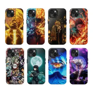 Zenitsu x Nezuko Phone Case for Demon Slayer Phone fans Compatible with iPhone 11, 12, 13, 14, 15, 16, 17 & Samsung Galaxy S22, S23, S24 & 25 series