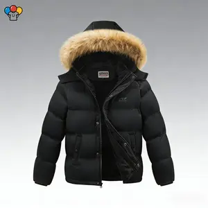HER-Kids Winter Coats Boys Girls Waterproof Fleece Lined Puffer Jackets Thicken Outerwear Detachable Hooded Warm Outerwear 2024 New Fashion Children Snow Coat