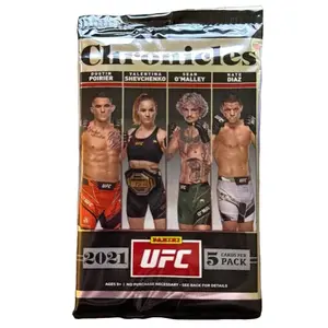 Panini Chronicles 2021 UFC Trading Cards Blaster Pack - 5 Cards Per Pack Featuring Dustin Poirier, Valentina Shevchenko, Sean O'Malley, & Nate Diaz