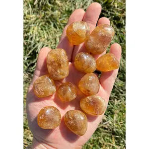 Honey Calcite Tumbled Stone (Grade A) - Polished Honey Calcite Crystal