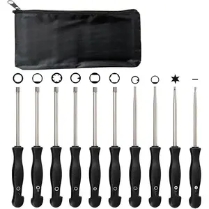 Carburetor Adjustment Tool Kit 10 Pcs Screwdrivers for Common 2 Cycle Small Engine, Trimmer Weed Eater Chainsaw Carb Tune up Adjusting Hand Tool
