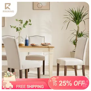 RIMIKING Nailhead Dining Chair(PAKAGE of 2),Stylish Design,Premium Materials,Durability & Stability,Practical Dimensions,Functional and Versatile，C-8109