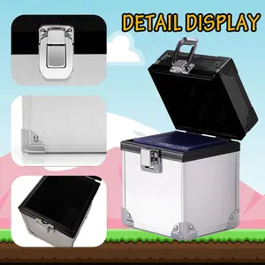 1pc Trading Standard Cards Storage Box Hard Case Holder for 3" x 4" Rigid Card Holders for TCG PTCG MTG Cards, Sports Basketball Football Cards, Trade Card Box