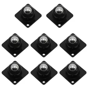 8 Pcs Self Adhesive Mini Caster Wheels 360° Swivel Appliance Wheels Stainless Appliance Sliders for Kitchen Appliances, Small Furniture
