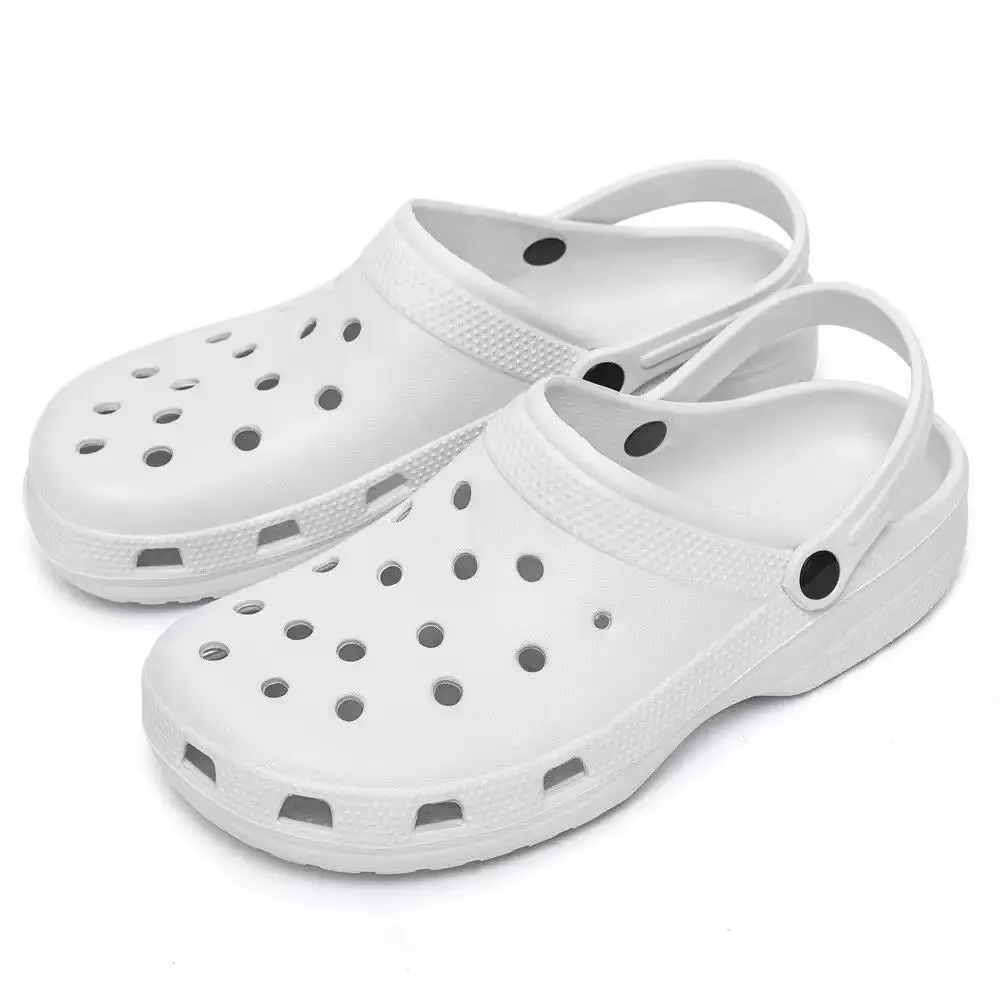 Women's Customizable Lightweight Clogs - Breathable Slip-On Slippers with Unique Graphic Printing for Nurses