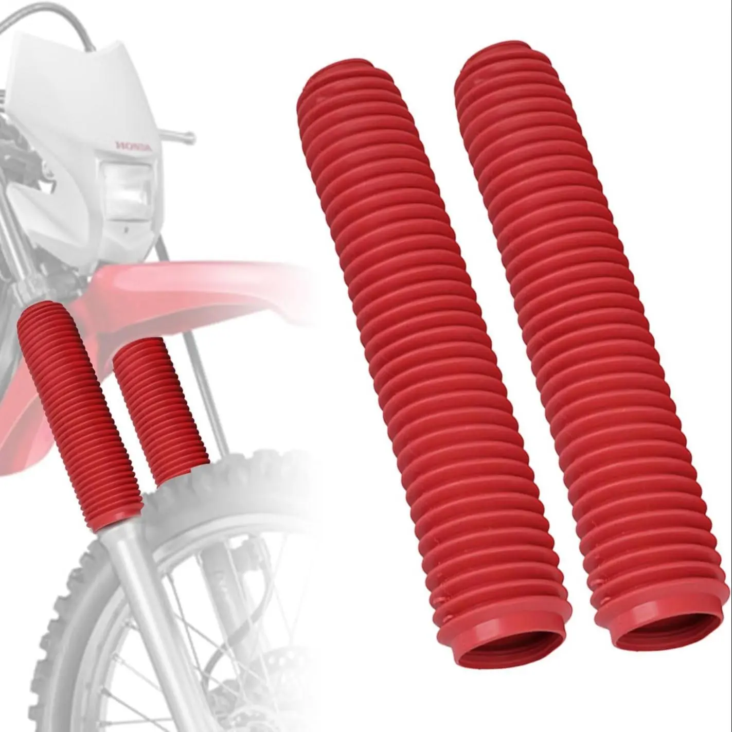 Motorcycle Front Shock Tube Absorber Guard Dust Boots, Universal Front Shock Tube Absorber Guard Dust Boots, Motorcycle Accessories, motor parts accessories, Shock Absorbers